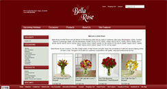 Desktop Screenshot of bellaroseflorist.com