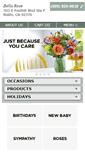 Mobile Screenshot of bellaroseflorist.com